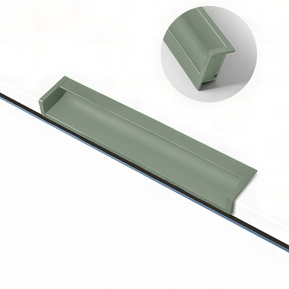 Multicolor Channel Cabinet Edge Pulls for Slab Doors