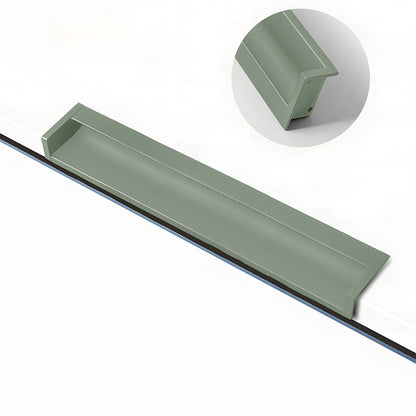 Multicolor Channel Cabinet Edge Pulls for Slab Doors