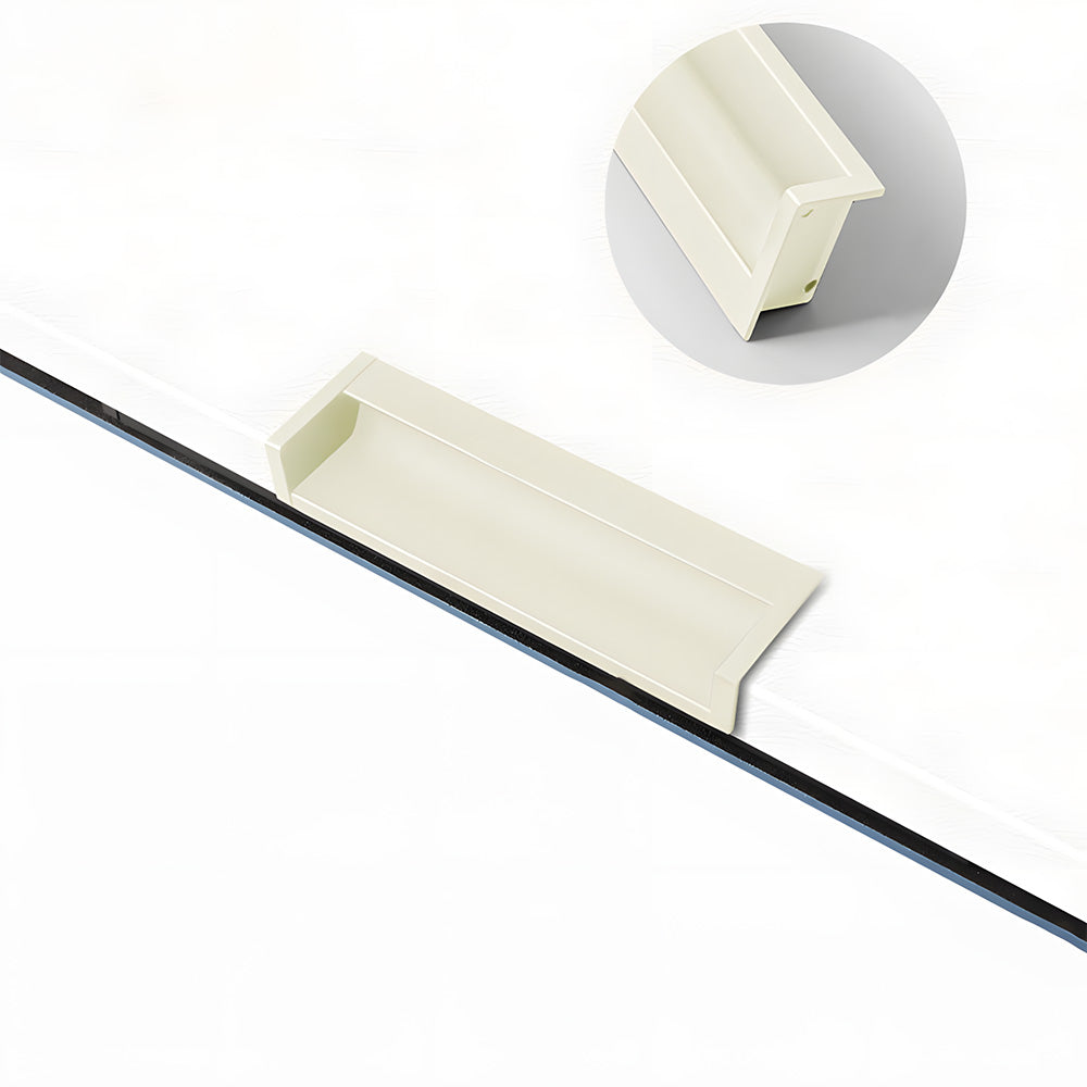 Multicolor Channel Cabinet Edge Pulls for Slab Doors