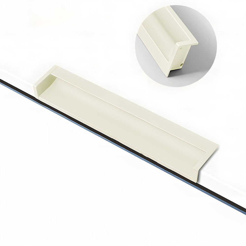 Multicolor Channel Cabinet Edge Pulls for Slab Doors