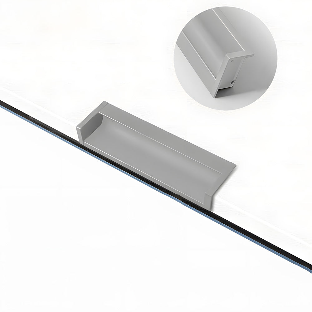 Multicolor Channel Cabinet Edge Pulls for Slab Doors