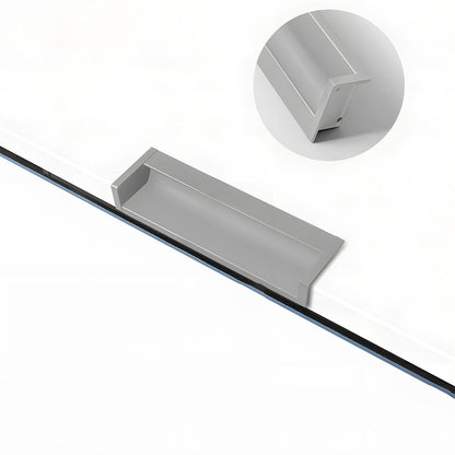 Multicolor Channel Cabinet Edge Pulls for Slab Doors