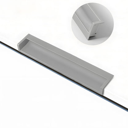 Multicolor Channel Cabinet Edge Pulls for Slab Doors