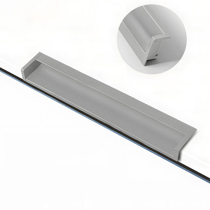Multicolor Channel Cabinet Edge Pulls for Slab Doors