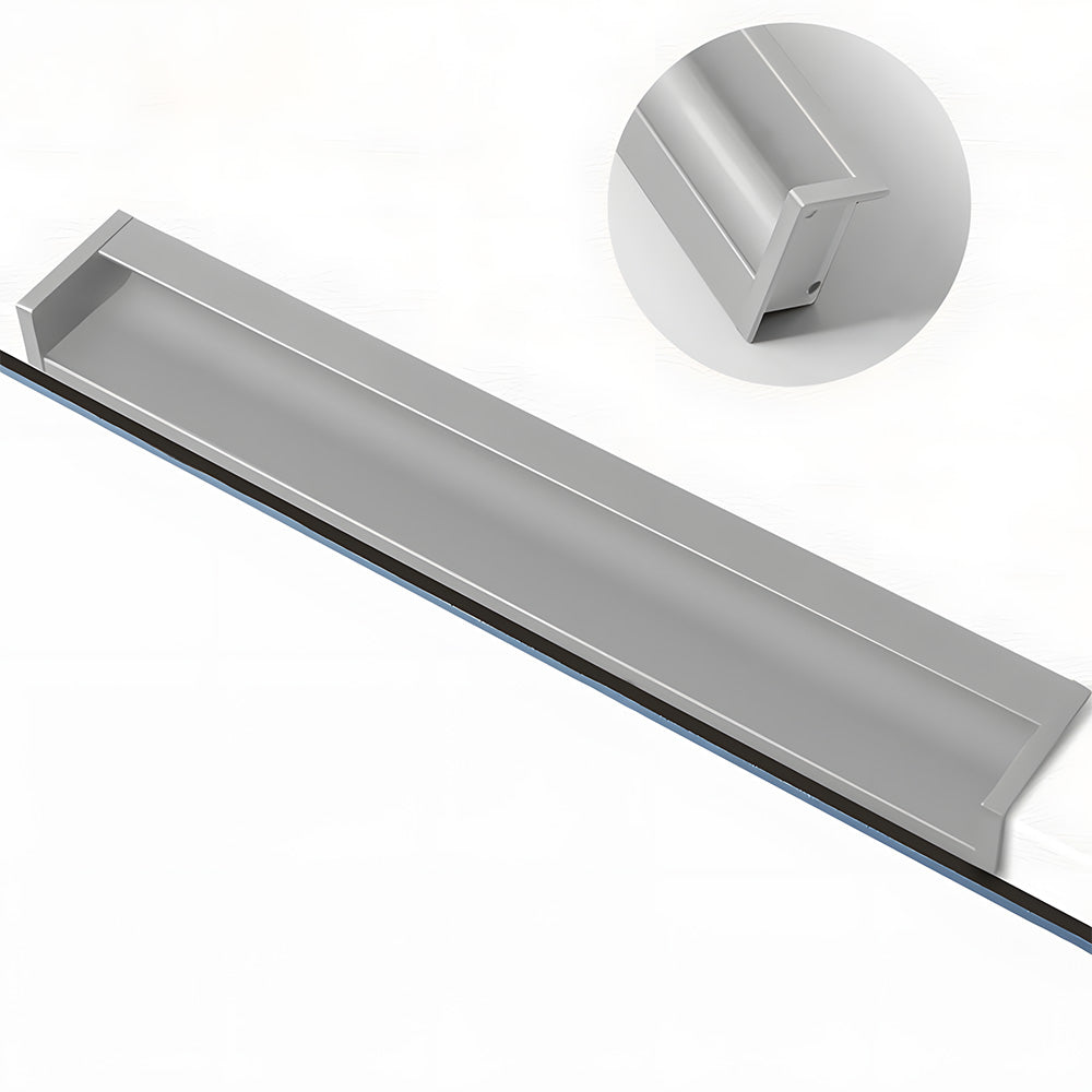 Multicolor Channel Cabinet Edge Pulls for Slab Doors
