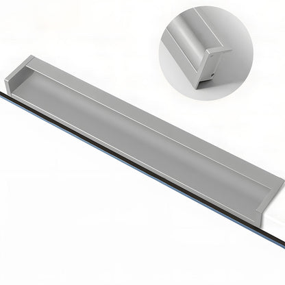 Multicolor Channel Cabinet Edge Pulls for Slab Doors