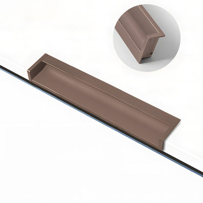 Multicolor Channel Cabinet Edge Pulls for Slab Doors