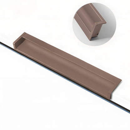 Multicolor Channel Cabinet Edge Pulls for Slab Doors