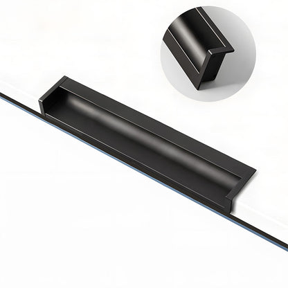 Multicolor Channel Cabinet Edge Pulls for Slab Doors
