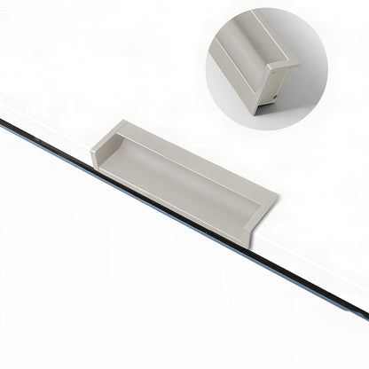 Multicolor Channel Cabinet Edge Pulls for Slab Doors