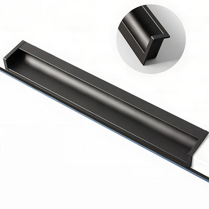 Multicolor Channel Cabinet Edge Pulls for Slab Doors