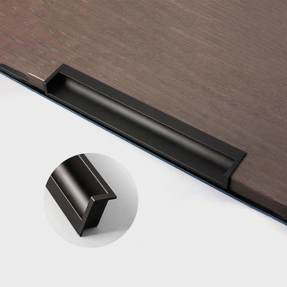 Multicolor Channel Cabinet Edge Pulls for Slab Doors