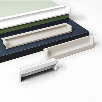 Multicolor Channel Cabinet Edge Pulls for Slab Doors