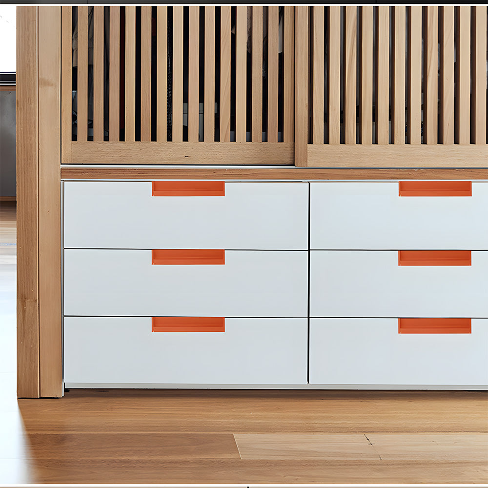 Multicolor Channel Cabinet Edge Pulls for Slab Doors