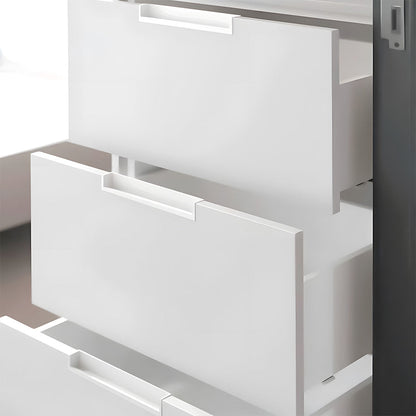 Multicolor Channel Cabinet Edge Pulls for Slab Doors