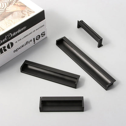 Multicolor Channel Cabinet Edge Pulls for Slab Doors