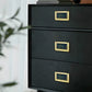 Concealed Ring Shell Inlay Cabinet Pulls, Zinc Alloy Drawer Handles