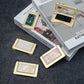 Concealed Ring Shell Inlay Cabinet Pulls, Zinc Alloy Drawer Handles