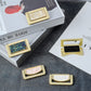 Concealed Ring Shell Inlay Cabinet Pulls, Zinc Alloy Drawer Handles