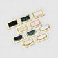 Concealed Ring Shell Inlay Cabinet Pulls, Zinc Alloy Drawer Handles