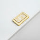 Concealed Ring Shell Inlay Cabinet Pulls, Zinc Alloy Drawer Handles
