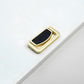 Concealed Ring Shell Inlay Cabinet Pulls, Zinc Alloy Drawer Handles