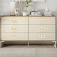 Concealed Ring Shell Inlay Cabinet Pulls, Zinc Alloy Drawer Handles