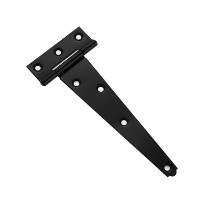 Ironvale Black Heavy-Duty T-Strap Barn Door Hinges