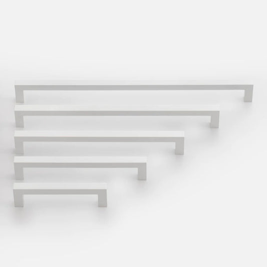 Brushed Nickel Square Pull for Kitchen Cabinets