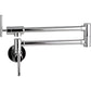 Stovra Wall Mounted Kitchen Faucet, Modern Foldable Cold Only Pot Filler