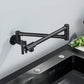 Stovra Wall Mounted Kitchen Faucet, Modern Foldable Cold Only Pot Filler