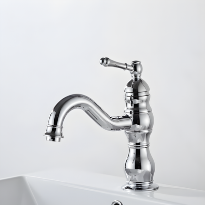 Arcora Antique High-Arc 360° Swivel Bathroom Vessel Sink Faucet With Single Handle Bathroom Sink Faucet