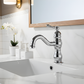 Arcora Antique 360° Swivel Vessel Sink Faucet, Single Handle High Arc Brass Basin Faucet