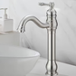 Arcora Antique 360° Swivel Vessel Sink Faucet, Single Handle High Arc Brass Basin Faucet