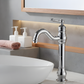 Arcora Antique 360° Swivel Vessel Sink Faucet, Single Handle High Arc Brass Basin Faucet