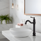 Arcora Antique 360° Swivel Vessel Sink Faucet, Single Handle High Arc Brass Basin Faucet