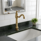Arcora Antique 360° Swivel Vessel Sink Faucet, Single Handle High Arc Brass Basin Faucet