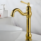 Arcora Antique 360° Swivel Vessel Sink Faucet, Single Handle High Arc Brass Basin Faucet