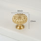 Solid Brass Furniture Hardware Single Hole Knobs