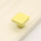Colored Ceramic Square Single-Hole Cabinet Drawer Knobs