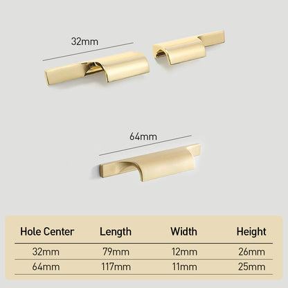 Low-Profile Finger Pulls for Wardrobes and Drawers