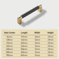 Two-Color Splicing Aluminum Alloy Cabinet Pulls