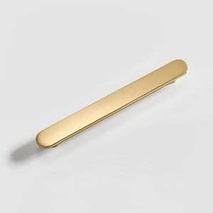 Minimalist Flat Rounded Bar Cabinet Pulls and Round Knobs