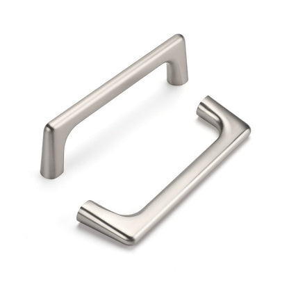 Polished Nickel Square Arch Cabinet Pulls for Kitchens