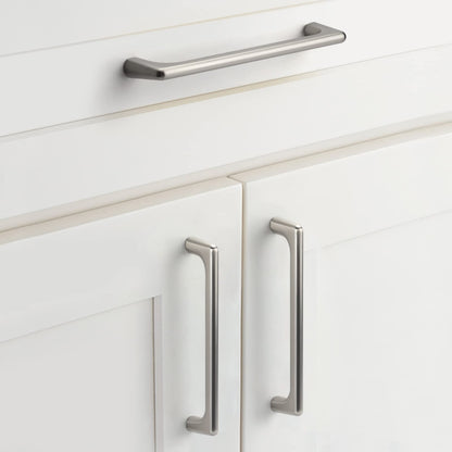 Polished Nickel Square Arch Cabinet Pulls for Kitchens