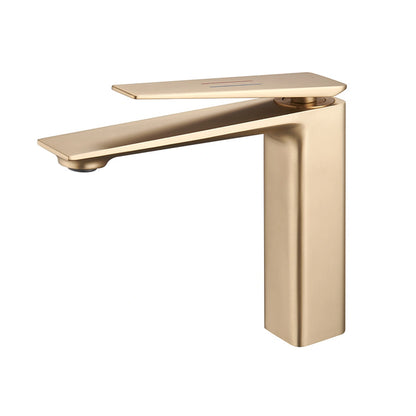 Lottin Modern Single-Handle Single-Hole Bathroom Sink Faucet