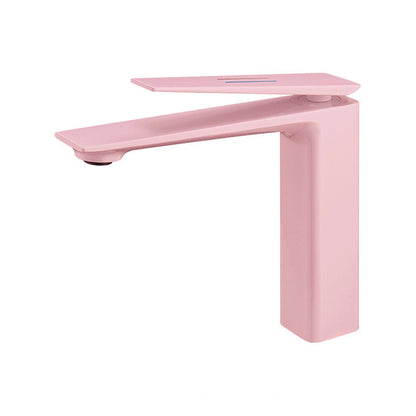 Lottin Modern Single-Handle Single-Hole Bathroom Sink Faucet