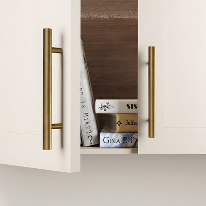 Bronze Brass Round Bar Cabinet Pulls for Wardrobes