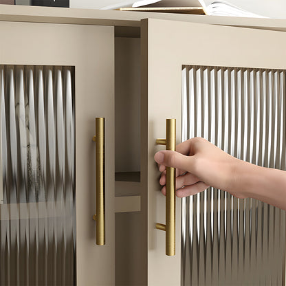 Bronze Brass Round Bar Cabinet Pulls for Wardrobes
