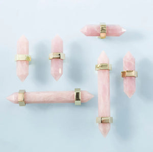 Natural Crystal Cabinet Handles and Dresser Knobs